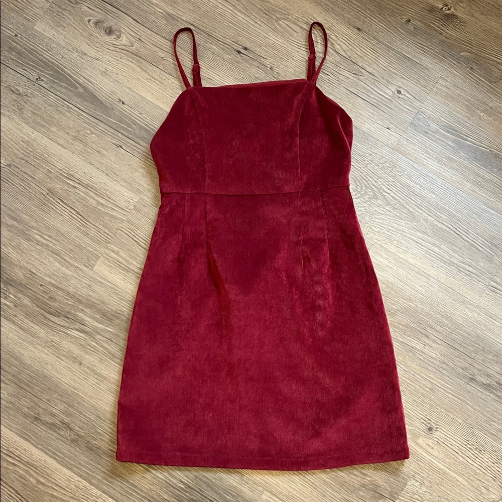 Cooperative Burgundy Mini Dress